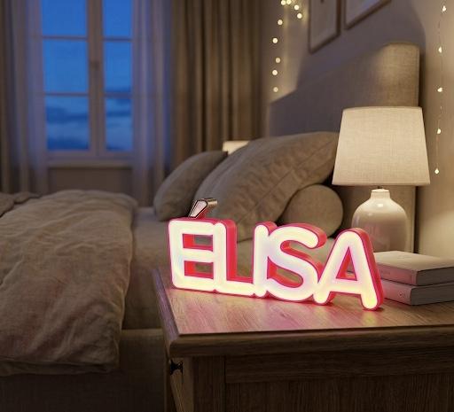 Grand prénom lumineux