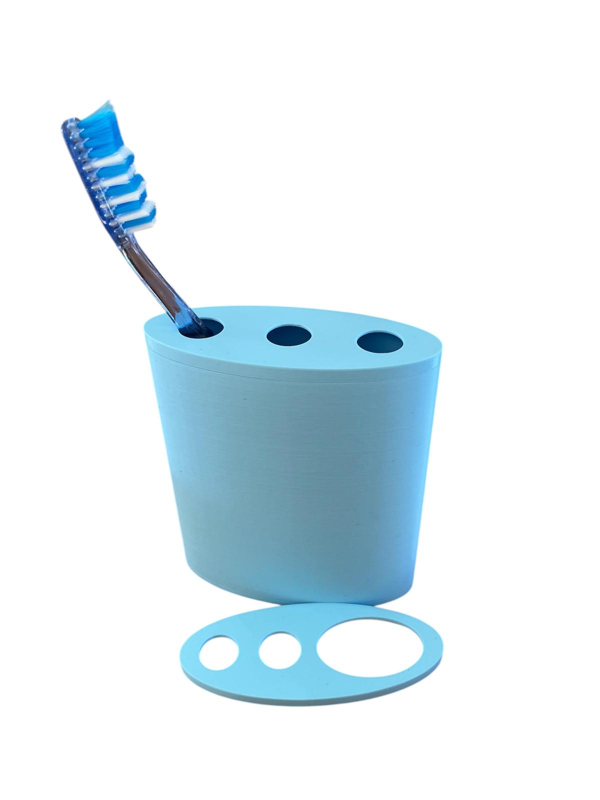 Support de brosse à dents, rasoirs et dentifrice