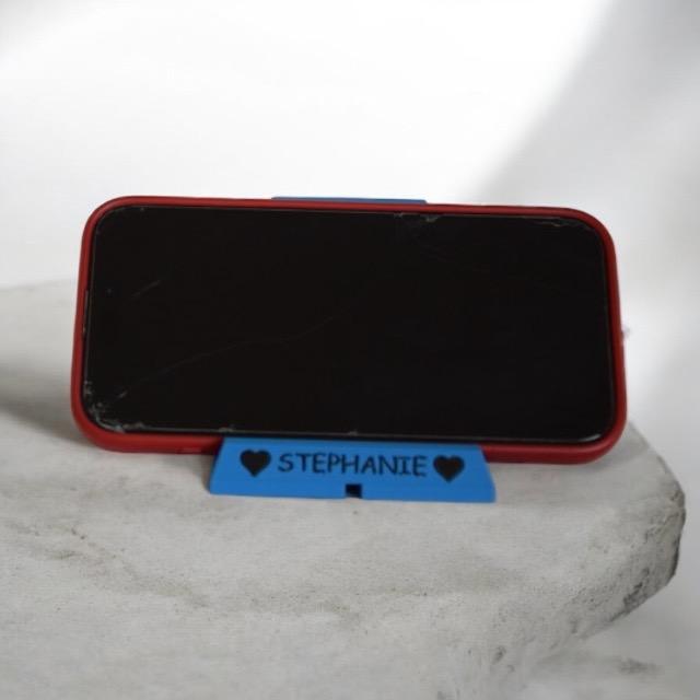 Support de téléphone à personnaliser